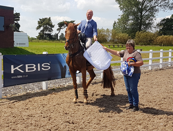 Adrian Speight claims top spot in the KBIS Insurance Senior British Novice Second Round at Willow Banks Equestrian Centre